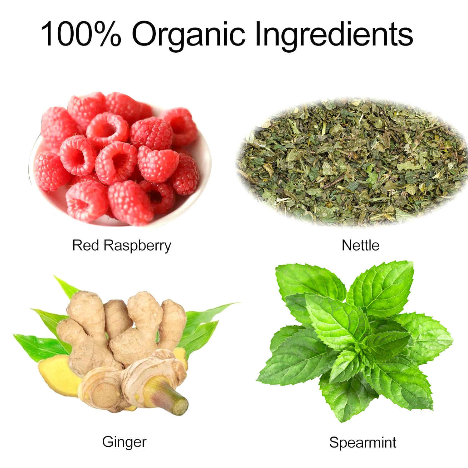 Hormone Balance Tea for Women, Natural Menstrual Cycle Support, Spearmint