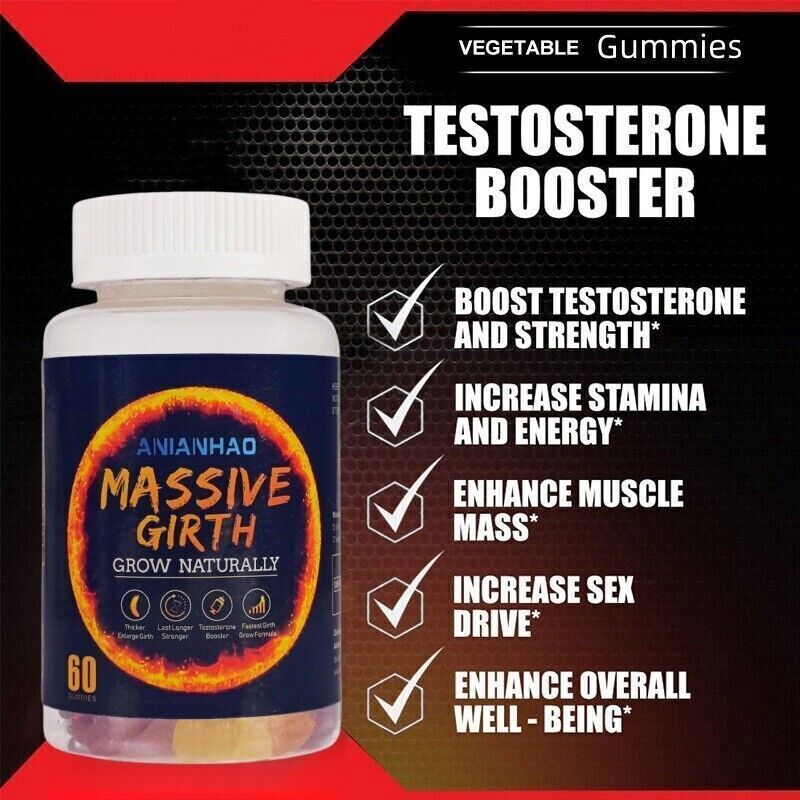 Male Performance Gummies - Enlarge Girth & Enhance Stamina Naturally