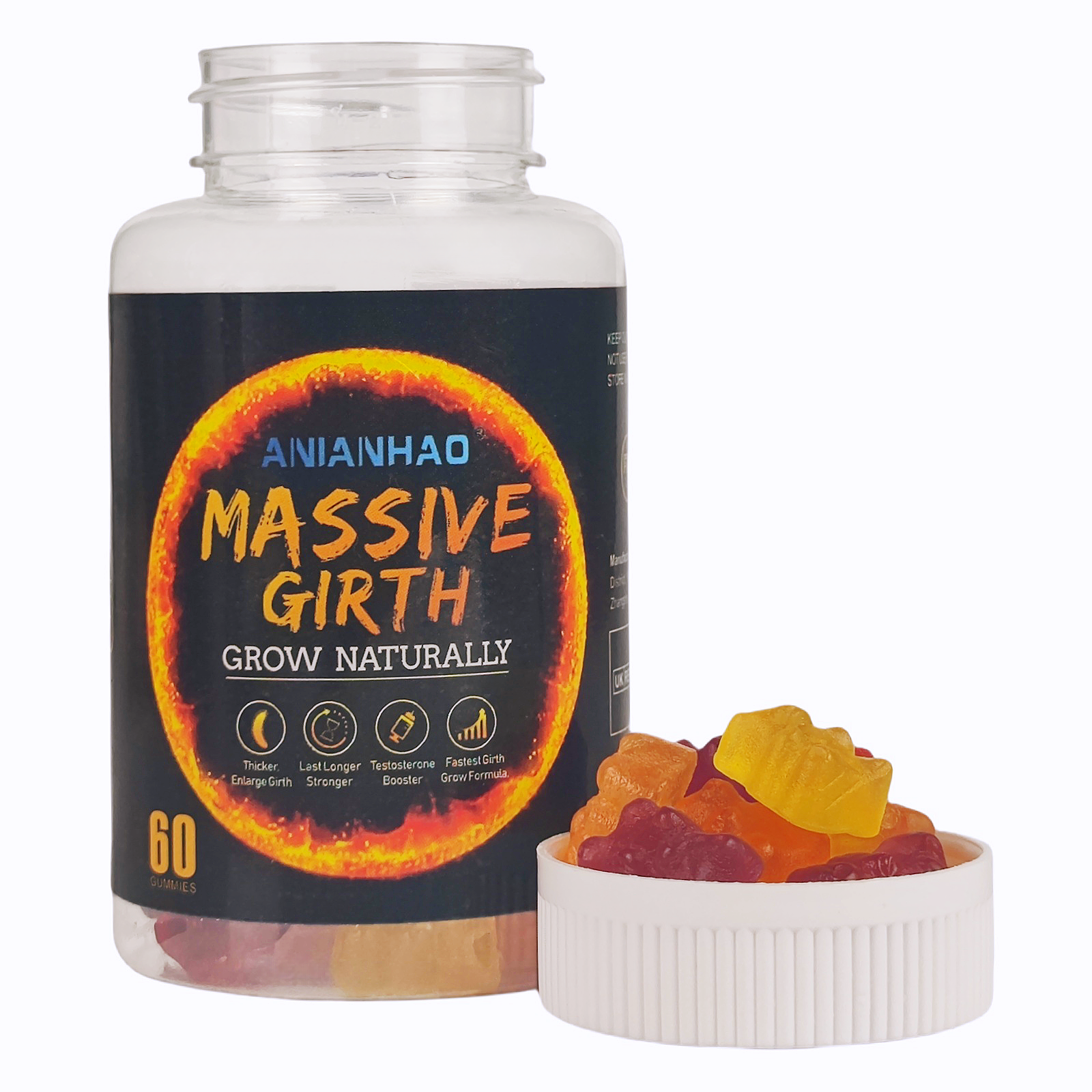 Male Performance Gummies - Enlarge Girth & Enhance Stamina Naturally