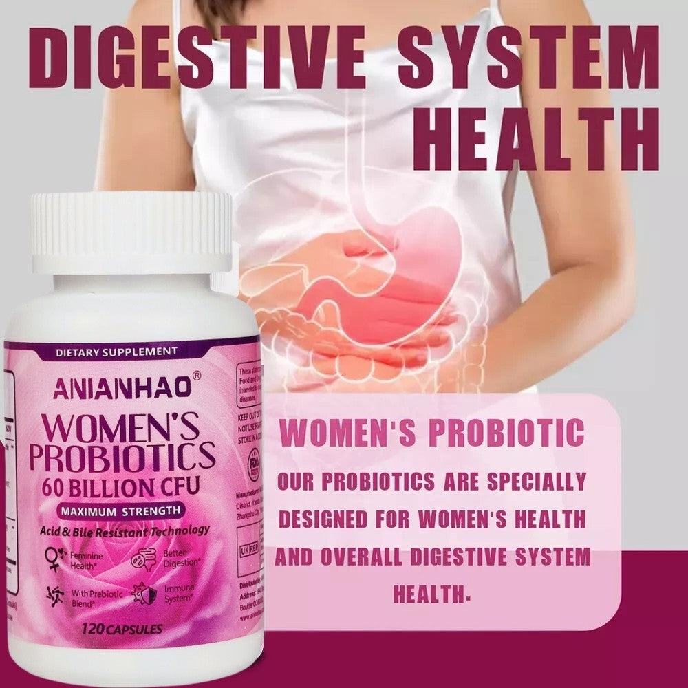 Probiotics for Women+Prebiotics-Boost Digestive, Vaginal,Urinary & Immune Health