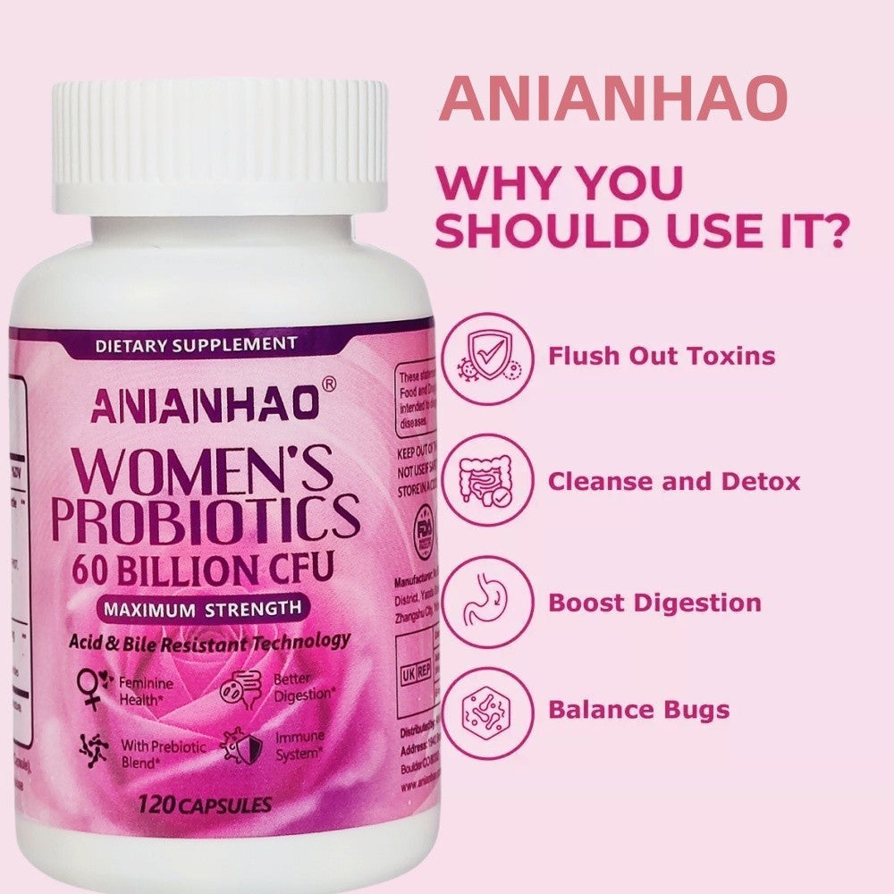 Probiotics for Women+Prebiotics-Boost Digestive, Vaginal,Urinary & Immune Health