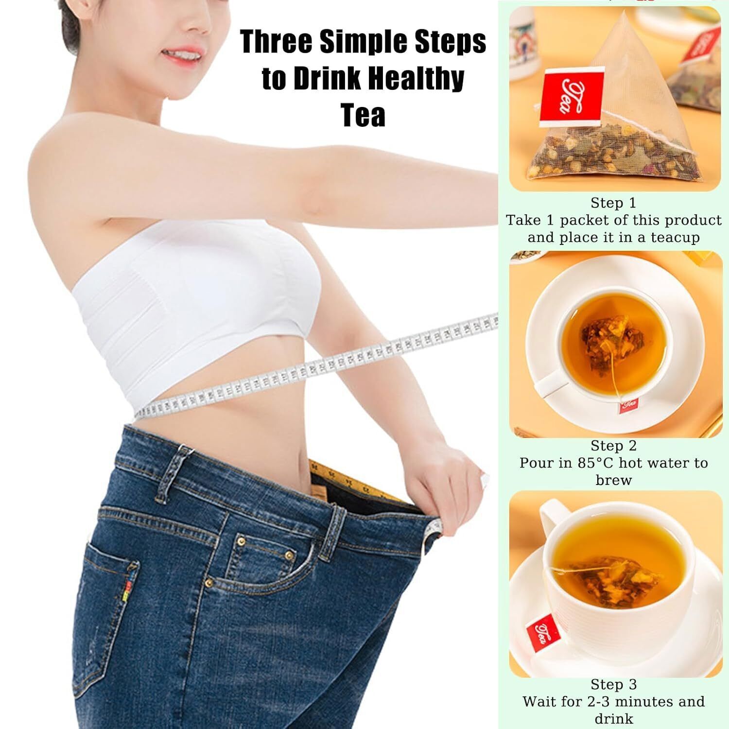 Feiyan Slimming Tea for Weight Loss - Natural Detox & Diet Green Tea