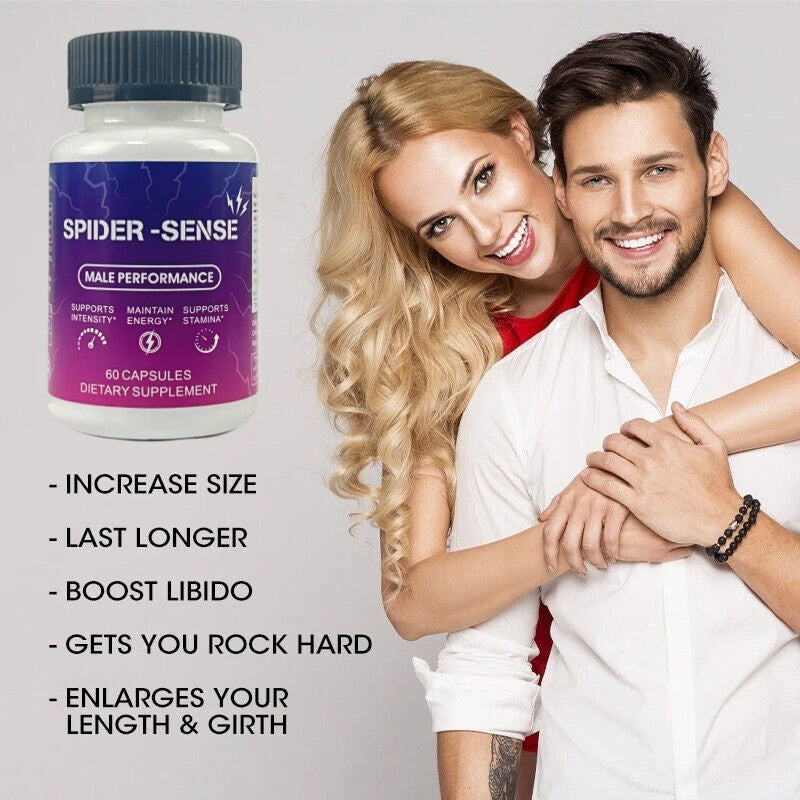 Male Enhancement Supplement for Stamina & Performance, 60/120 Capsules, UK