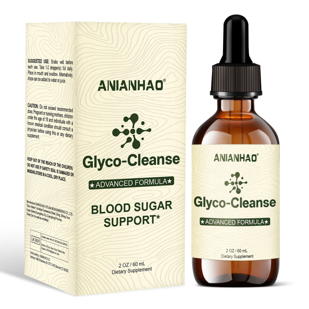 Glyco Clean Drops for Blood Sugar Support,Energy&Vitality-Natural Liquid Formula