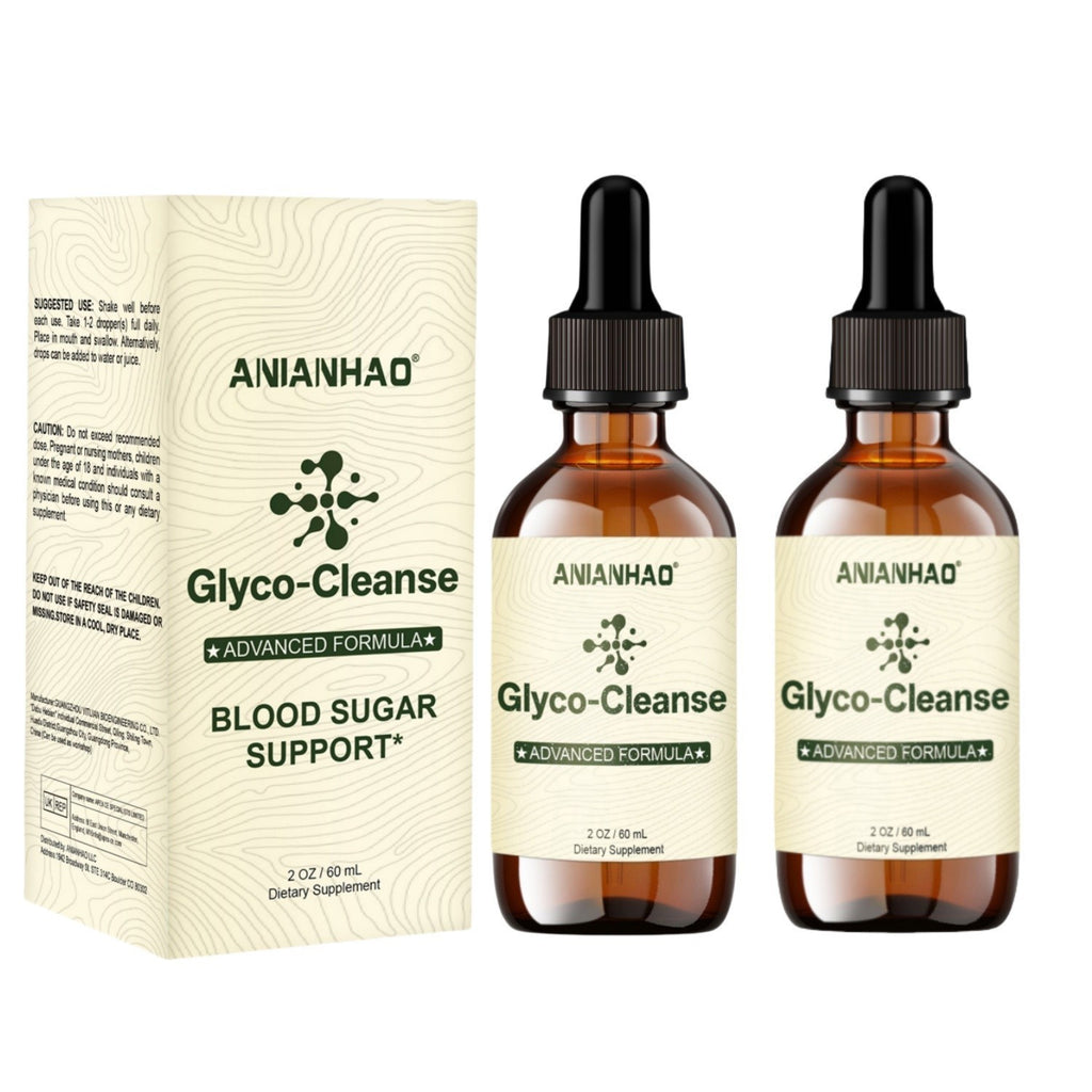 Glyco Clean Drops for Blood Sugar Support,Energy&Vitality-Natural Liquid Formula