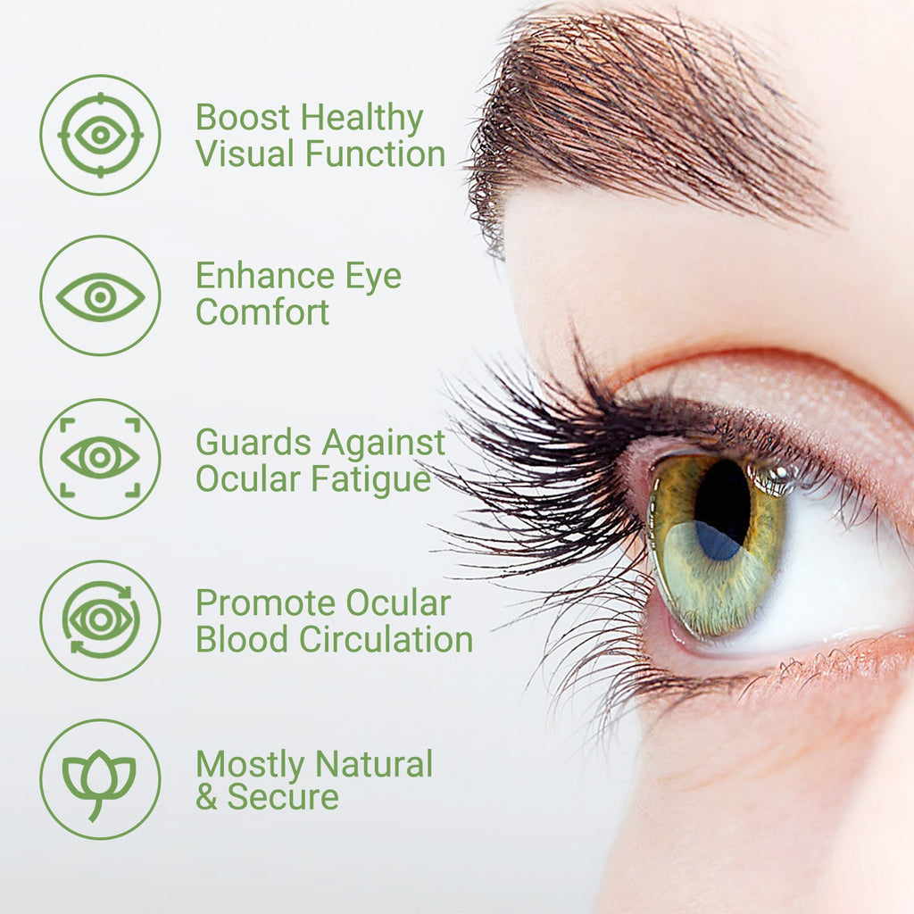 Dry Eye & Strain Relief Drops with Lutein & Zeaxanthin | 14-in-1 Formula, 60 mL