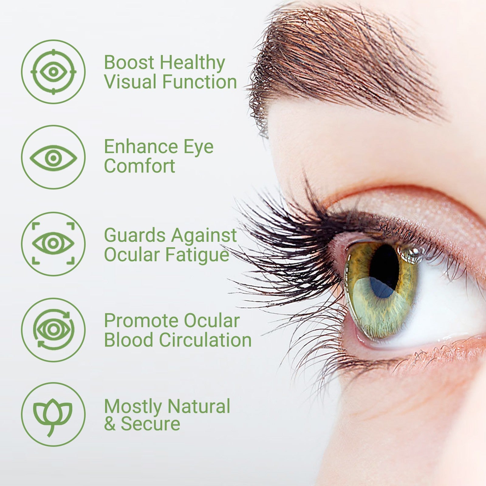 Dry Eye & Strain Relief Drops with Lutein & Zeaxanthin | 14-in-1 Formula, 60 mL